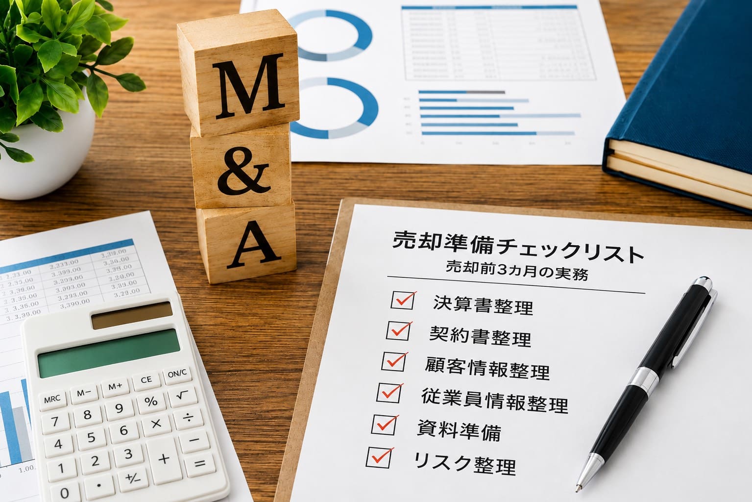M&Aで最初に何を準備すべき？売却前3カ月の実務